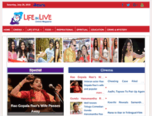 Tablet Screenshot of lifeinlive.com